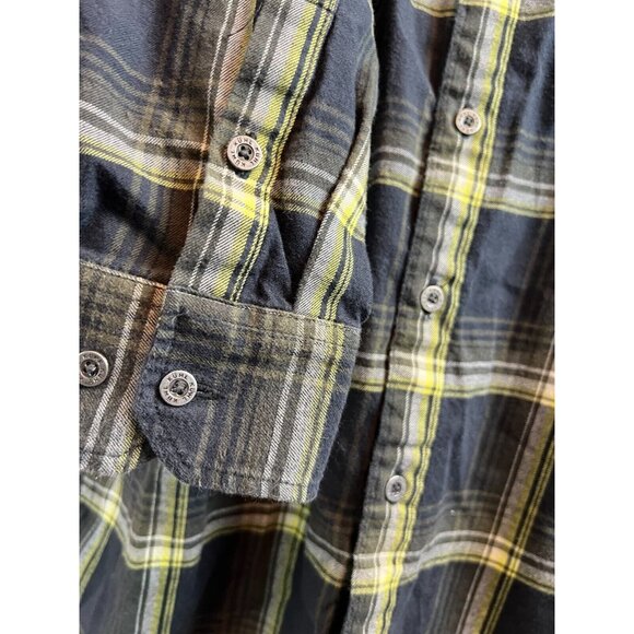 Kuhl Plaid Shirt Wool Blend Mens size Large Long sleeve Mountain Grown Button Up - Picture 9 of 12